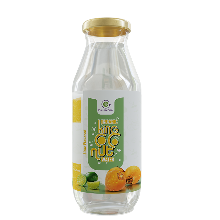 Organic King Coconut Water with Lime