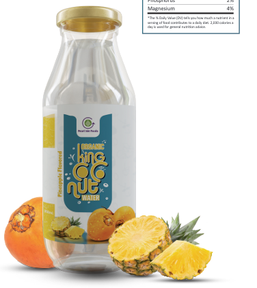 Organic King Coconut Water with Pineapple